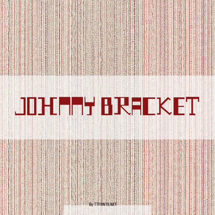 Johnny Bracket example